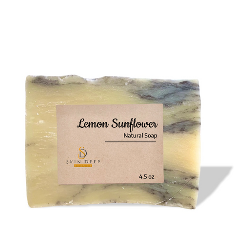 Lemon Sunflower Natural Soap (4.5 oz.)